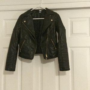 Leather jackwt
